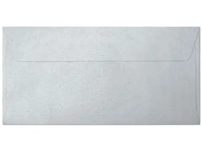 Obálky DL Pearl stříbrné 10 ks