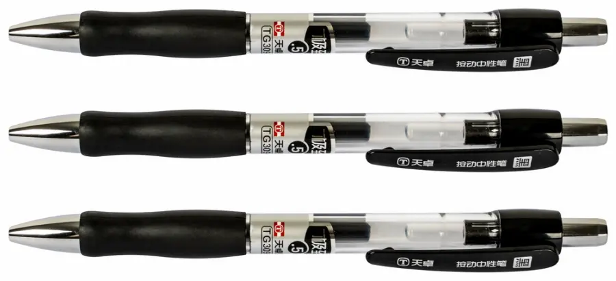 Pero gelové Intense černé