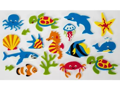 Samolepky pěnové 24 oceán