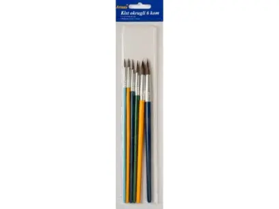 Štětec sada kulatý 6 ks