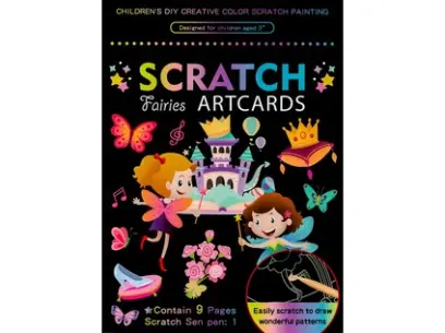 Obrázek škrabací Mark 9 ks 01 víla