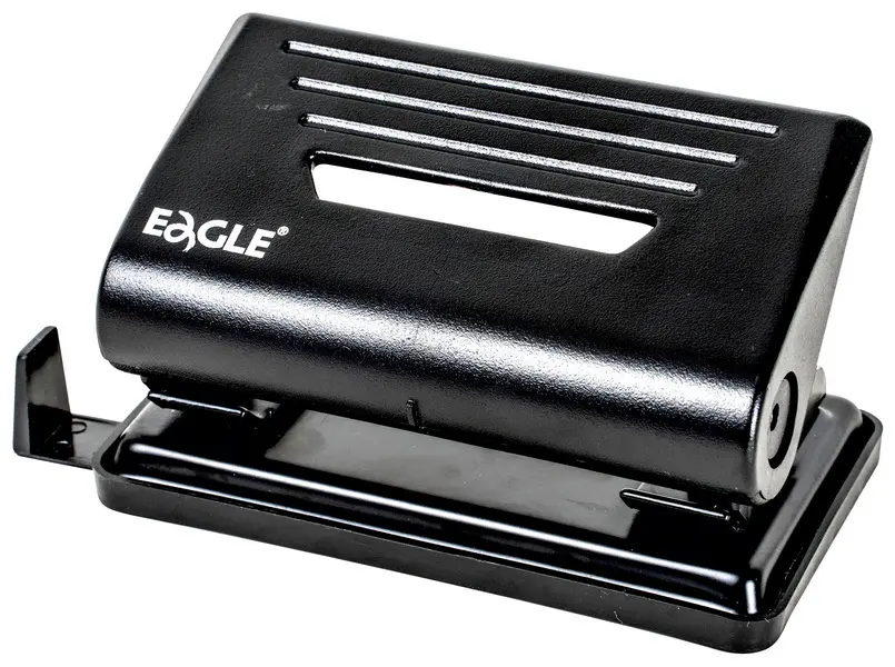 Děrovačka na 12 listů Eagle černá