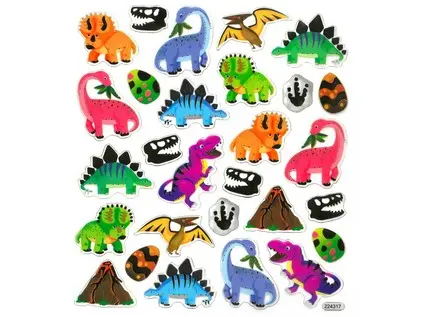 Samolepky papírové DPNK-129 dinosauři DP