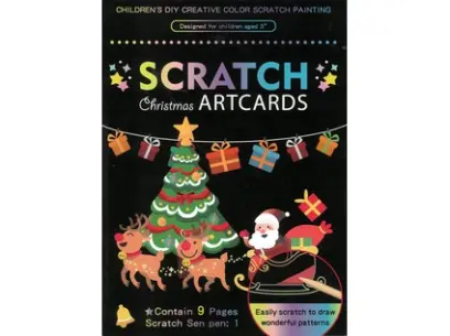 Obrázek škrabací Mark 9 ks 11 vánoce