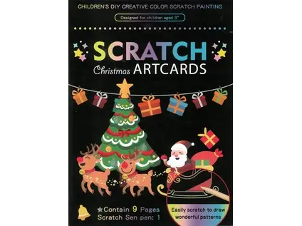 Obrázek škrabací Mark 9 ks 11 vánoce