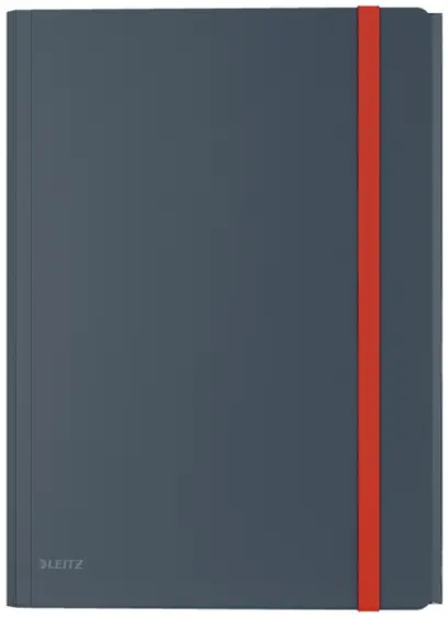 Desky tříchlopňové Leitz Cosy s vnitřní kapsou šedé