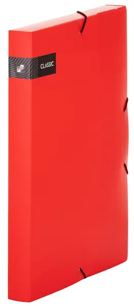 Box s gumou neprůhledný červený