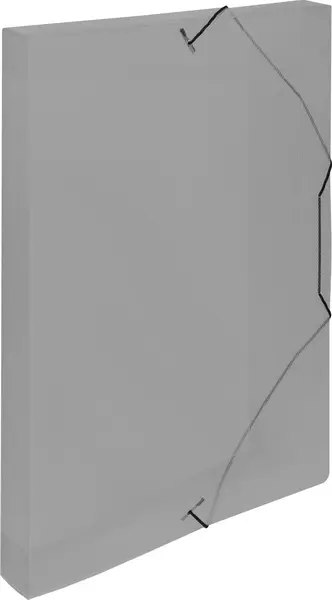 Box s gumou průhledný kouřový