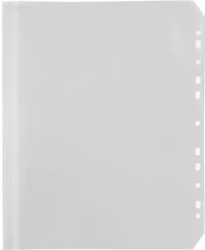 Obálka s eurozávěsem a zipem A4 čirá