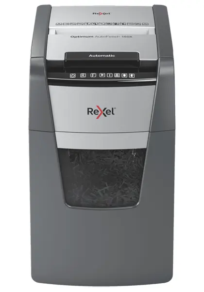 Skartovačka Rexel Auto+ Optimum 150X příčný řez 4x28mm
