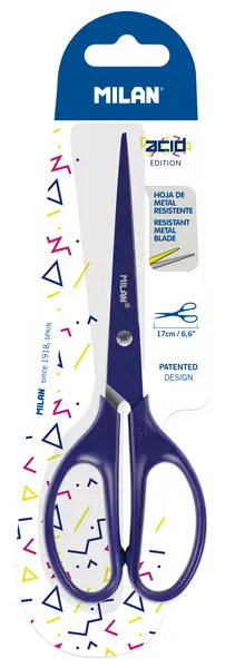 Nůžky Milan 17cm modré