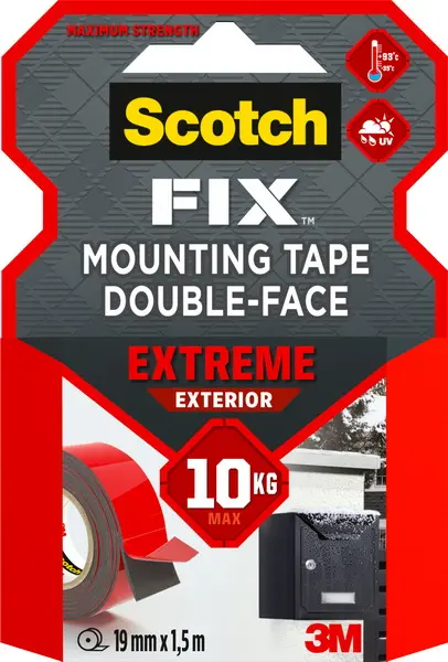 Montážní páska Scotch super silná 1,5m exteriér