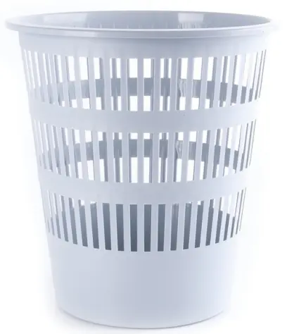 Koš odpadkový perforovaný Donau šedý