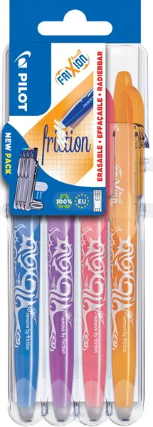Roller Pilot FriXion Ball pastel sada 4ks