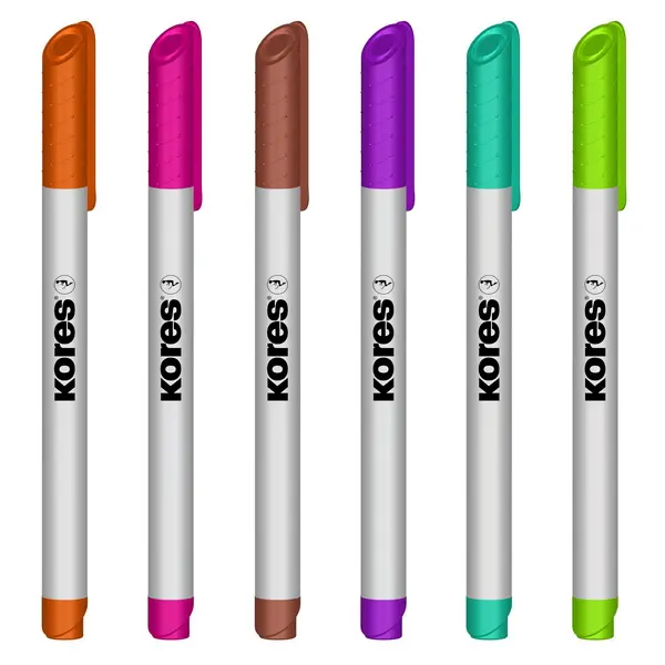 Sada popisovačů na bílé tabule tenký hrot sada 6ks