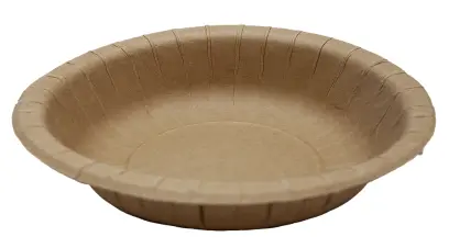 Talíře papírové Kraft hluboké 20cm 50ks