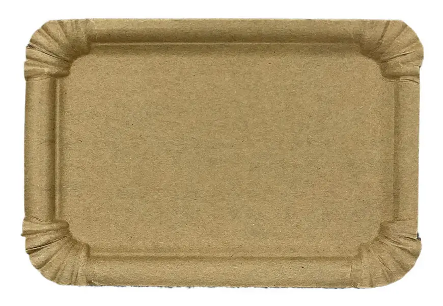 Papírové tácky Kraft nepromastitelné 13x20cm 250ks