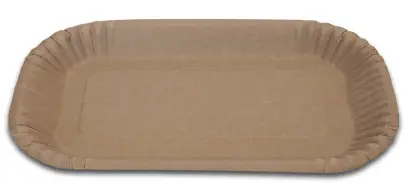 Papírové tácky Kraft nepromastitelné 15x23cm 250ks