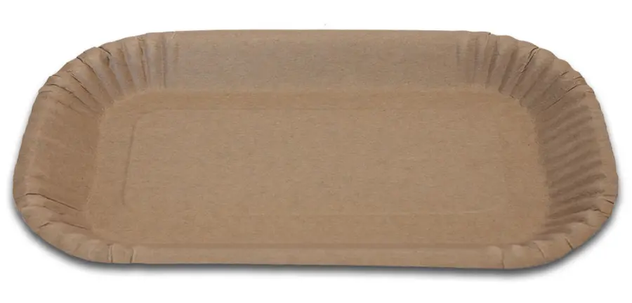 Papírové tácky Kraft nepromastitelné 15x23cm 250ks