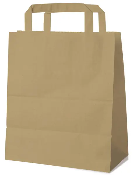 Papírové tašky 18x8x22cm hnědé 50ks