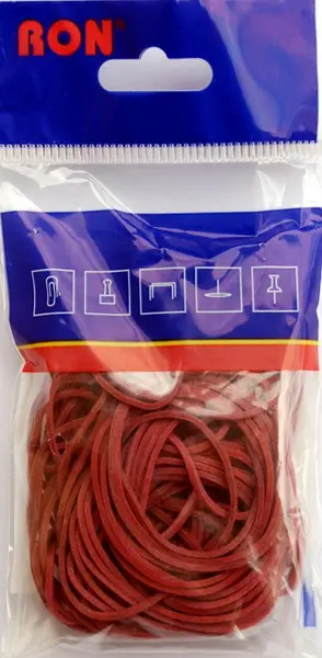 Gumičky červené 4cm 80ks