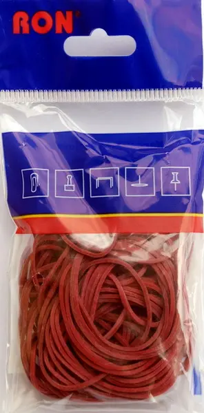 Gumičky červené 5cm 60 ks