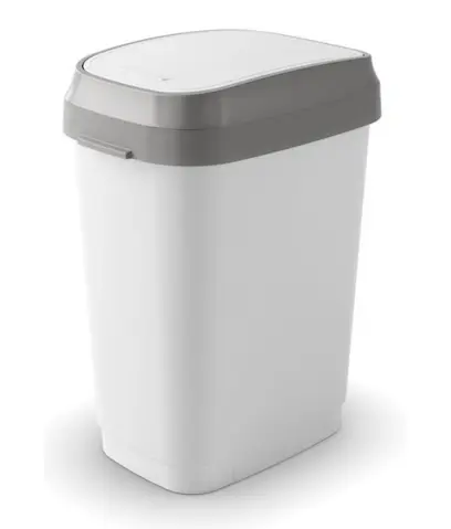 Odpadkový koš Dual Swing 30l bílý
