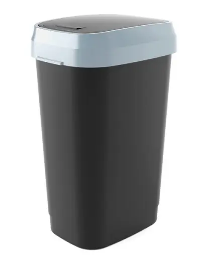 Odpadkový koš Dual Swing 50l černý