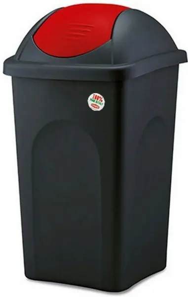 Odpadkový koš Multipat 60l červený