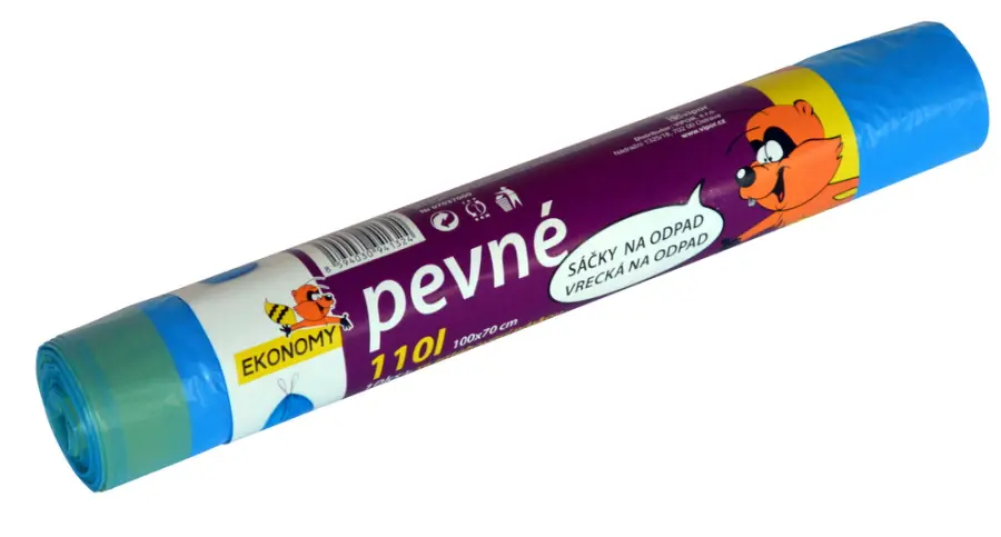 Odpadkové pytle zatahovací 110l modré 10ks