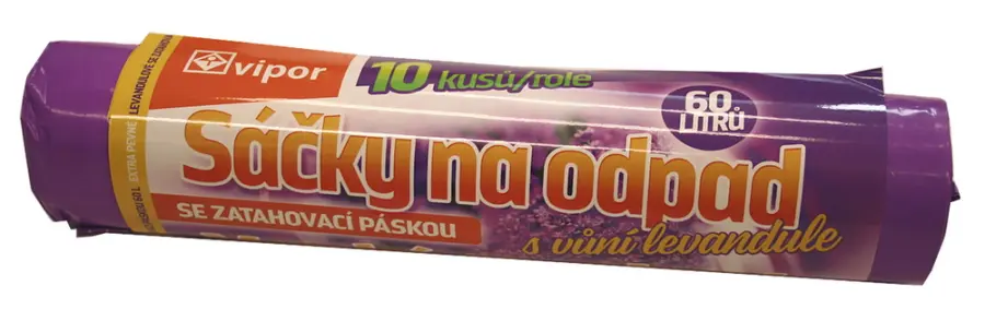 Odpadkové pytle zatahovací s vůní 60l 10ks