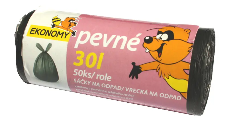 Odpadkové pytle Economy 30l 50ks