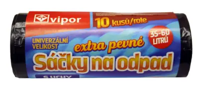 Odpadkové pytle s uchy 20l černé