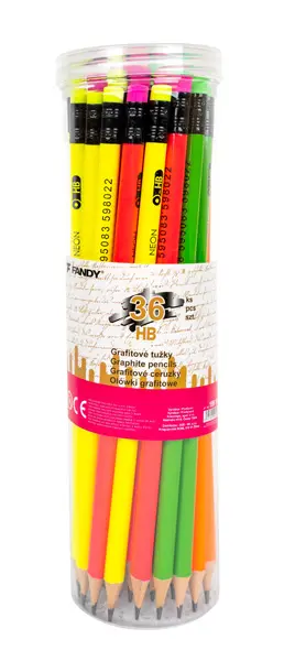 Tužka grafitová Neon HB s gumou 36 ks