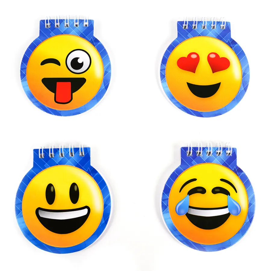 Blok spirálový Wire 20 smajlík mix