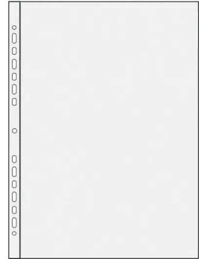 Euroobaly A5 U PP krupička čiré 45 mic 100ks