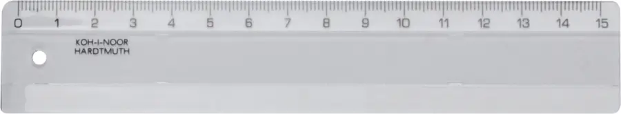 Pravítko 15 cm KTR