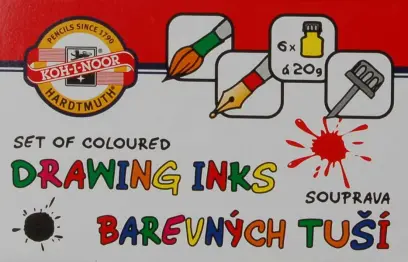 Tuš barevná - souprava 6 x 20 g