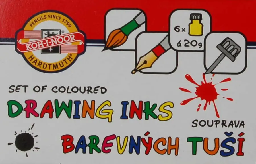 Tuš barevná - souprava 6 x 20 g