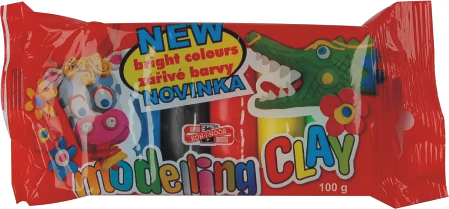 Plastelína 5 barev 100 g