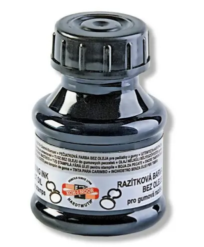 Razítková barva černá