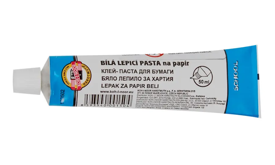 Pasta lepicí 50 ml bílá v tubě