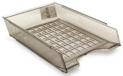 Zásuvka děrovaná Donau kouřový