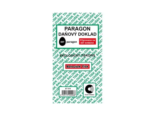 Paragon daňový doklad