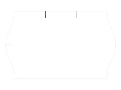 Etikety cenové 25x16 mm bílé CONTACT 1100 etiket