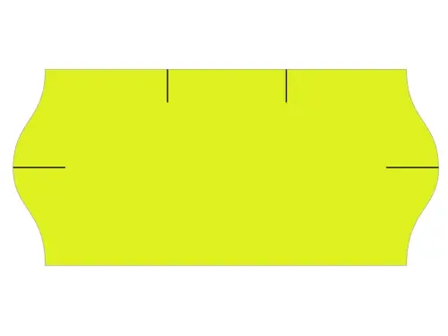 Etikety cenové 26x12 mm žluté CONTACT 1500 etiket