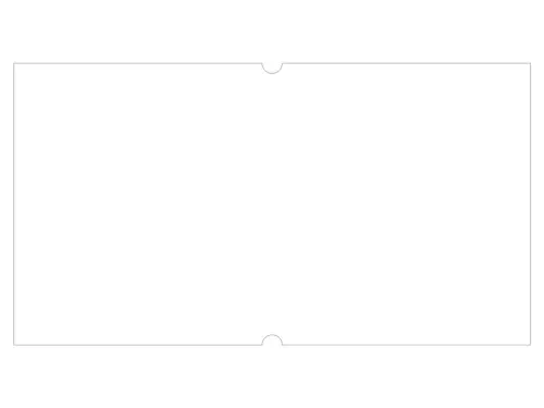 Etikety cenové 22x12 mm bílé COLA 1250 etiket