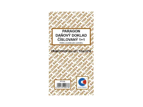 Paragon SP číslovaný daňový