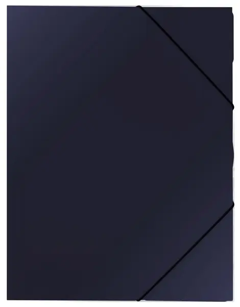 Mapa tříklopá neprůhledná modrá