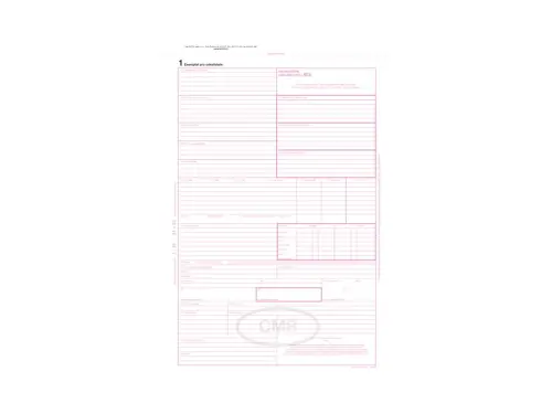 CMR vnitrostátní nákladní list 3listy